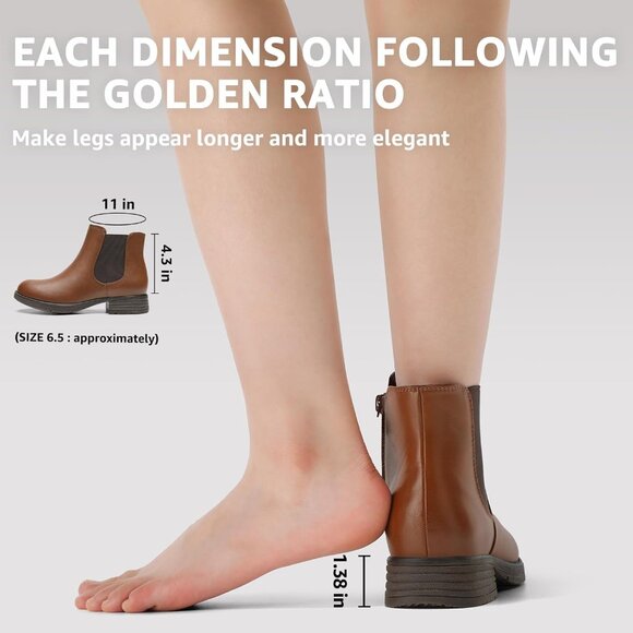 🍂✨ Low Heel Chelsea Booties👢💖 - Picture 7 of 9